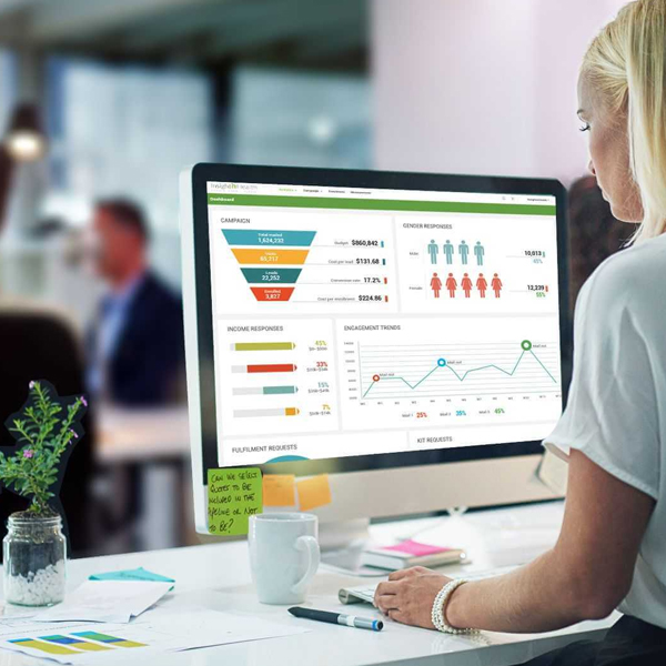Insightin health member engagement platform dashboard